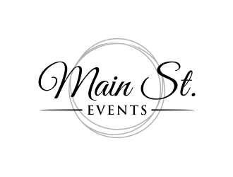 Main St. Events Logo Design - 48hourslogo