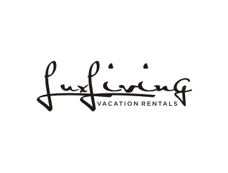 LuxLiving Vacation Rentals logo design by Franky.