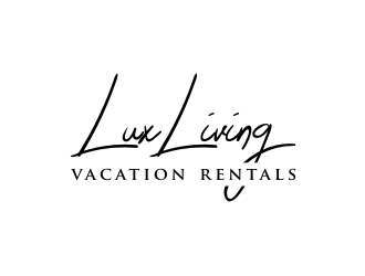 LuxLiving Vacation Rentals logo design by GemahRipah