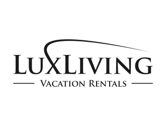 LuxLiving Vacation Rentals logo design by pel4ngi