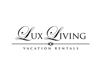 LuxLiving Vacation Rentals logo design by GemahRipah