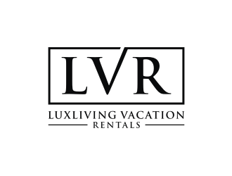 LuxLiving Vacation Rentals logo design by mbamboex