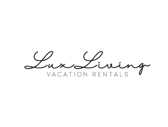 LuxLiving Vacation Rentals logo design by aryamaity