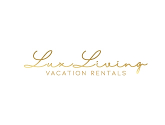 LuxLiving Vacation Rentals logo design by aryamaity