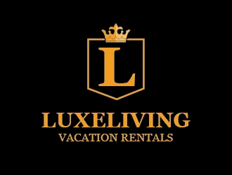 LuxLiving Vacation Rentals logo design by chad™