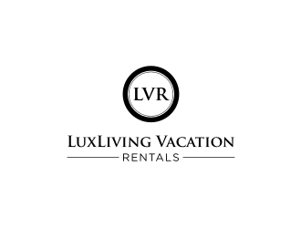 LuxLiving Vacation Rentals logo design by johana