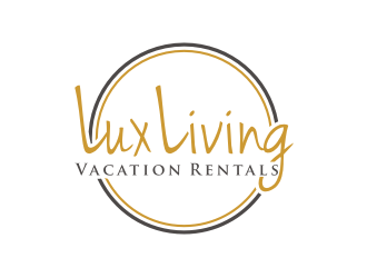 LuxLiving Vacation Rentals logo design by asyqh