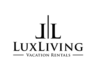 LuxLiving Vacation Rentals logo design by asyqh