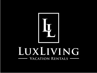 LuxLiving Vacation Rentals logo design by asyqh