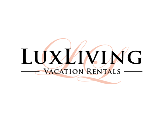 LuxLiving Vacation Rentals logo design by asyqh