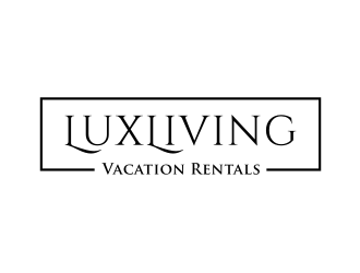 LuxLiving Vacation Rentals logo design by asyqh