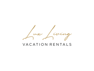 LuxLiving Vacation Rentals logo design by clayjensen