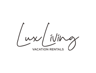 LuxLiving Vacation Rentals logo design by qqdesigns