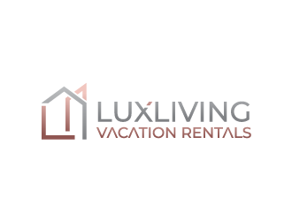 LuxLiving Vacation Rentals logo design by kgcreative