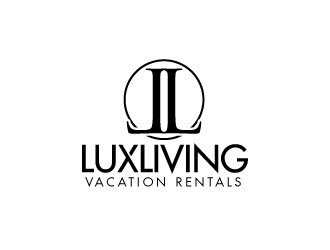 LuxLiving Vacation Rentals logo design by uttam