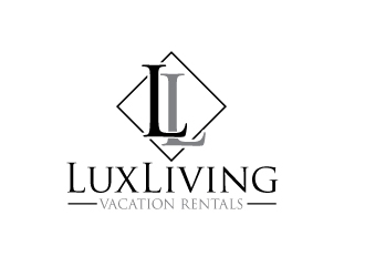 LuxLiving Vacation Rentals logo design by uttam