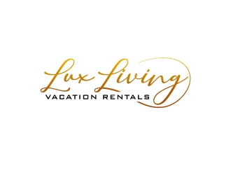 LuxLiving Vacation Rentals logo design by uttam