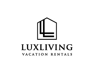 LuxLiving Vacation Rentals logo design by CreativeKiller