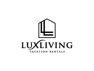 LuxLiving Vacation Rentals logo design by CreativeKiller