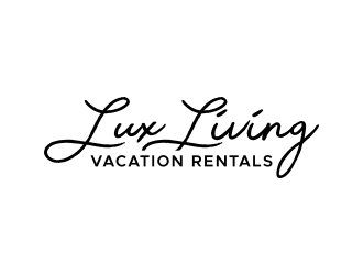 LuxLiving Vacation Rentals logo design by lexipej