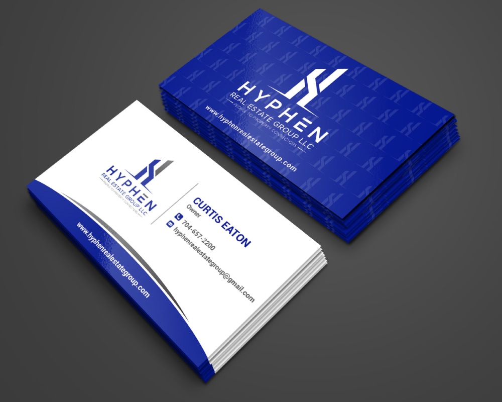 Hyphen Real Estate Group LLC logo design by Boomstudioz