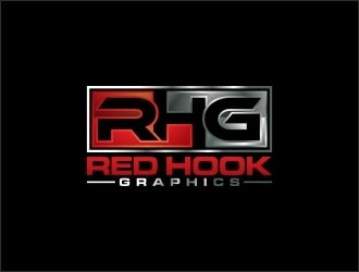Red hook graphics logo design by agil