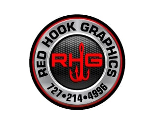 Red hook graphics logo design by josephope