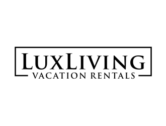 LuxLiving Vacation Rentals logo design by puthreeone