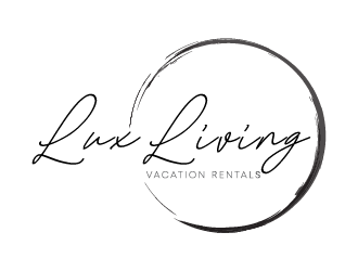 LuxLiving Vacation Rentals logo design by Ultimatum