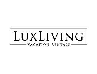 LuxLiving Vacation Rentals logo design by Ultimatum