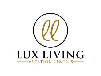 LuxLiving Vacation Rentals logo design by aflah