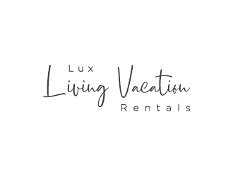 LuxLiving Vacation Rentals logo design by treemouse