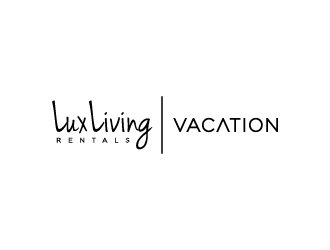 LuxLiving Vacation Rentals logo design by treemouse