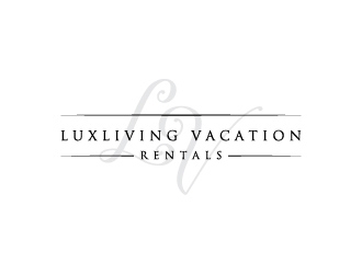 LuxLiving Vacation Rentals logo design by treemouse