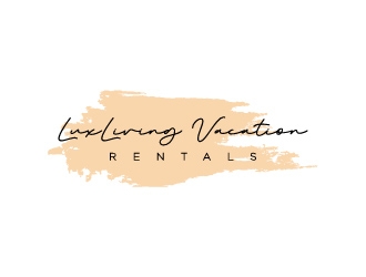 LuxLiving Vacation Rentals logo design by treemouse