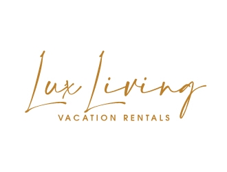 LuxLiving Vacation Rentals logo design by AamirKhan