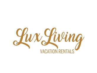 LuxLiving Vacation Rentals logo design by AamirKhan