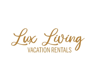 LuxLiving Vacation Rentals logo design by AamirKhan