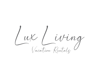 LuxLiving Vacation Rentals logo design by AamirKhan