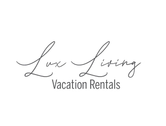 LuxLiving Vacation Rentals logo design by AamirKhan