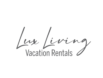 LuxLiving Vacation Rentals logo design by AamirKhan