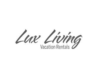 LuxLiving Vacation Rentals logo design by AamirKhan