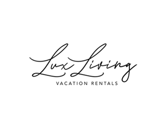 LuxLiving Vacation Rentals logo design by ingepro