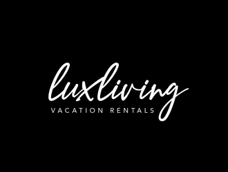 LuxLiving Vacation Rentals logo design by ingepro