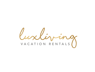 LuxLiving Vacation Rentals logo design by ingepro