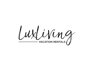 LuxLiving Vacation Rentals logo design by RIANW