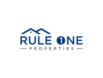 Rule One Properties logo design by salis17