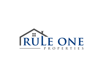 Rule One Properties logo design by salis17