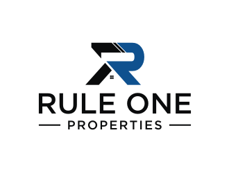 Rule One Properties logo design by mbamboex