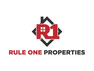 Rule One Properties logo design by kasperdz